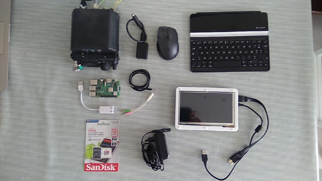 Gobox - Un Shack dans un Sac - FT817 et Raspberry pour Digimodes Portable QRP